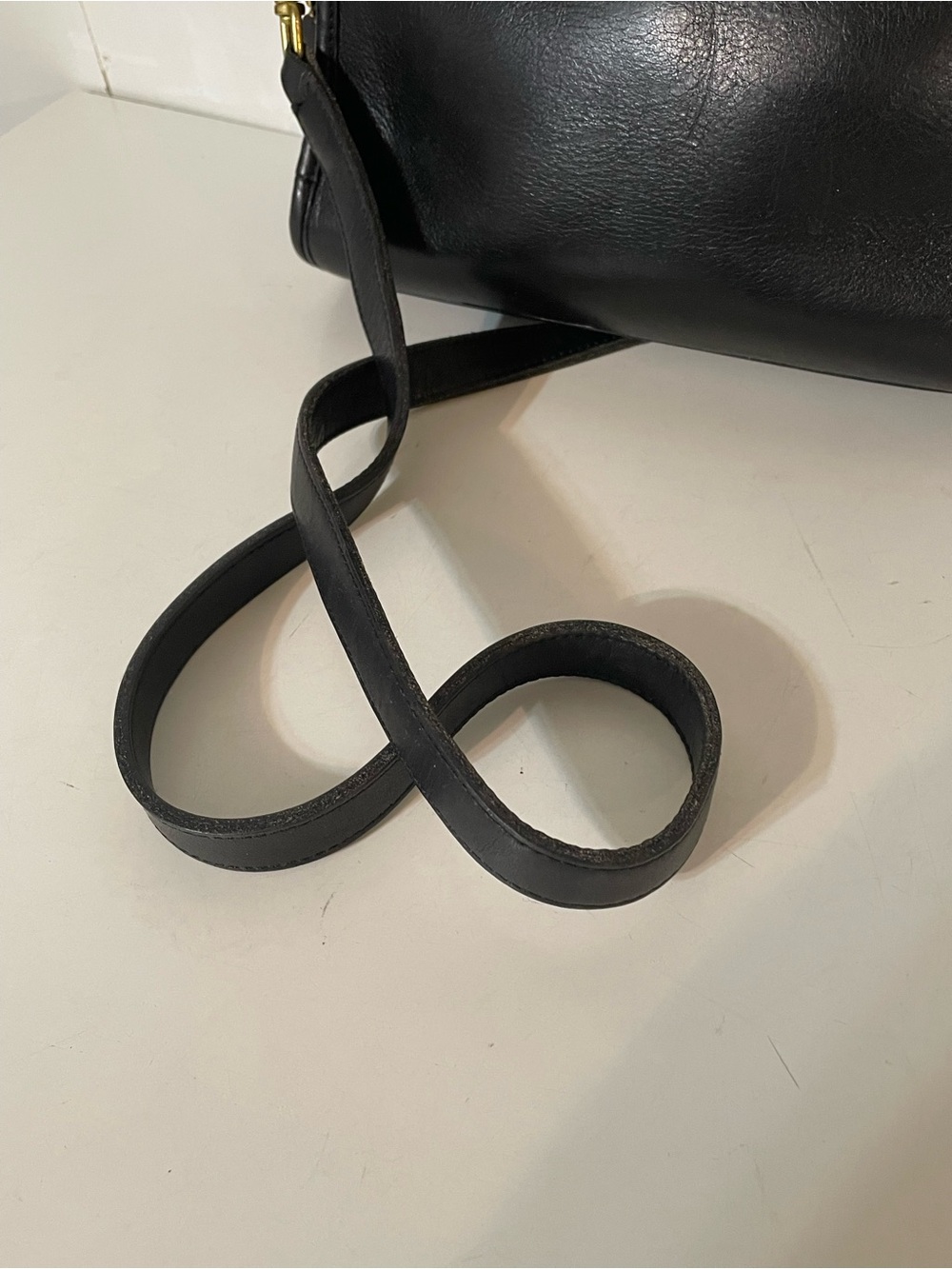 Vintage Coach Court Bag in Black - Picture 4 of 11
